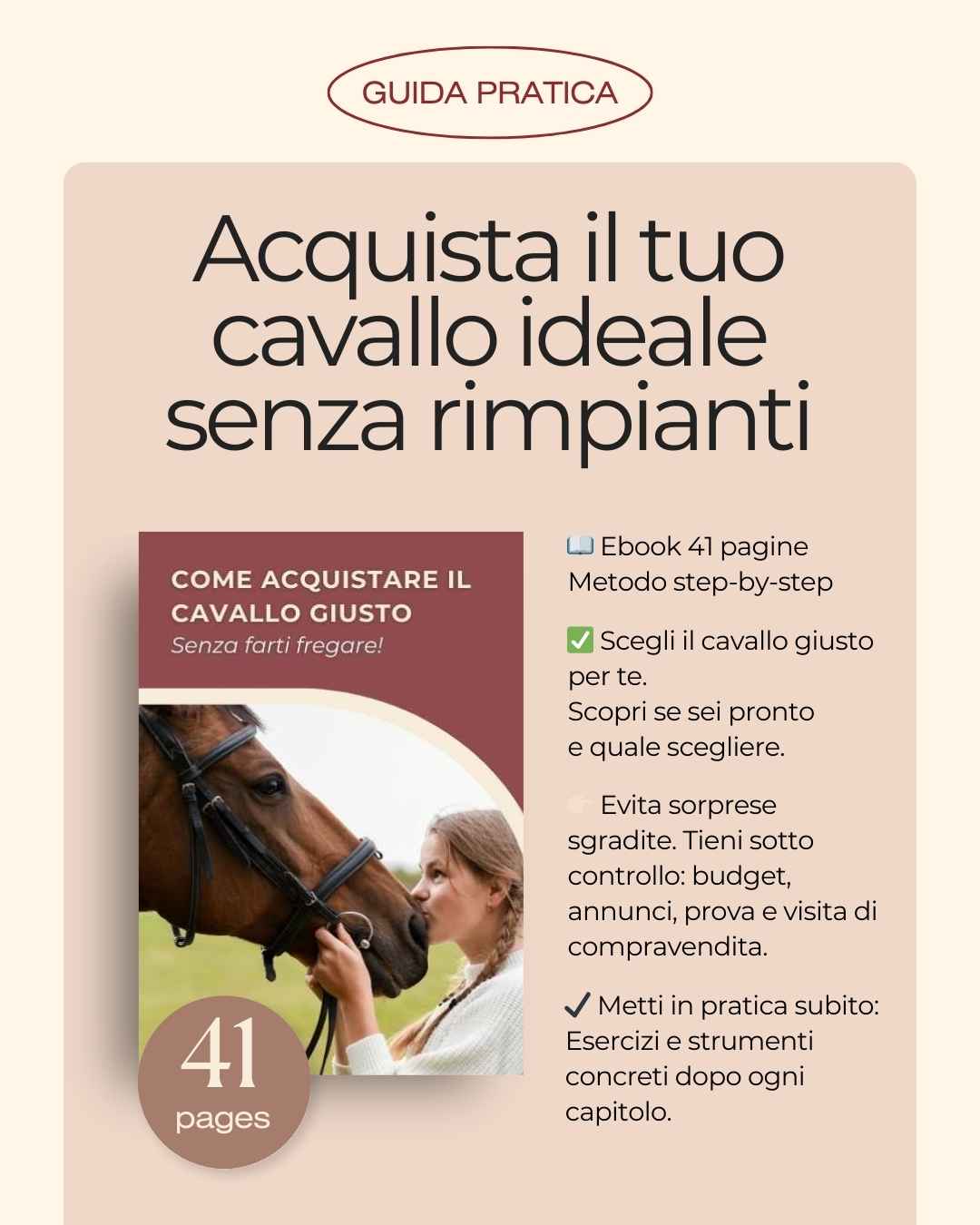 Come acquistare il cavallo giusto senza farti fregare